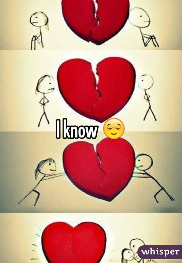 I know 😌