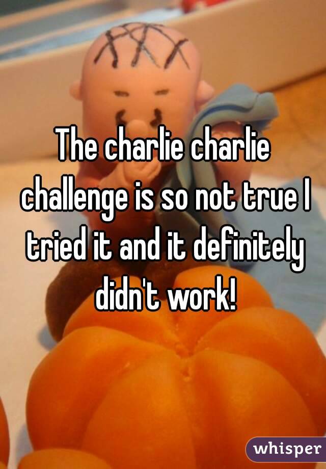 The charlie charlie challenge is so not true I tried it and it definitely didn't work!