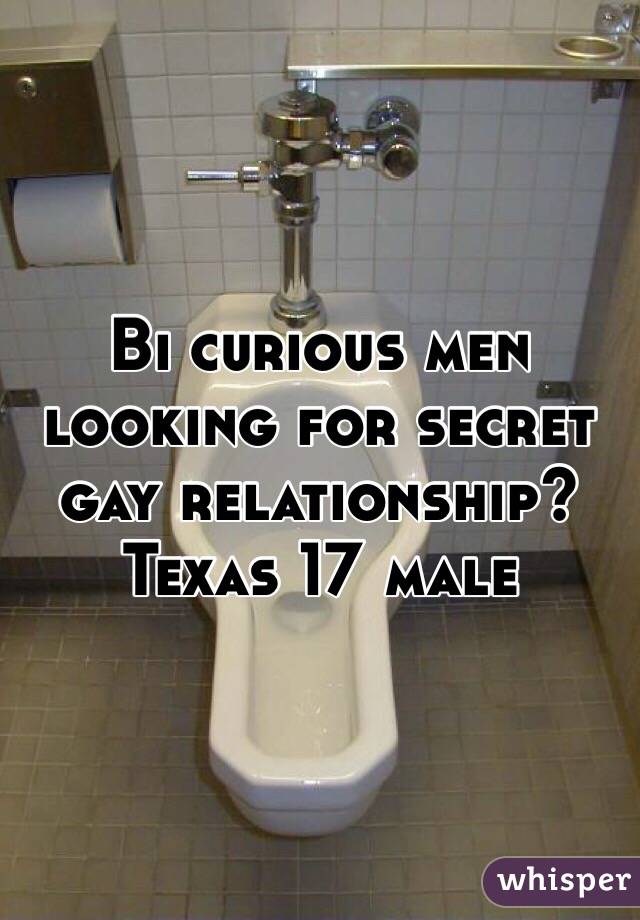 Bi curious men looking for secret gay relationship? Texas 17 male