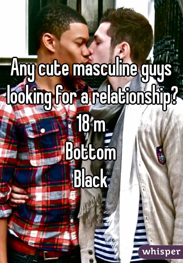 Any cute masculine guys looking for a relationship?
18 m
Bottom
Black
