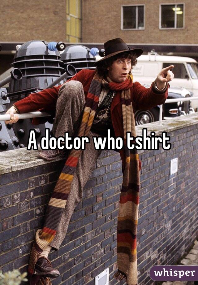 A doctor who tshirt