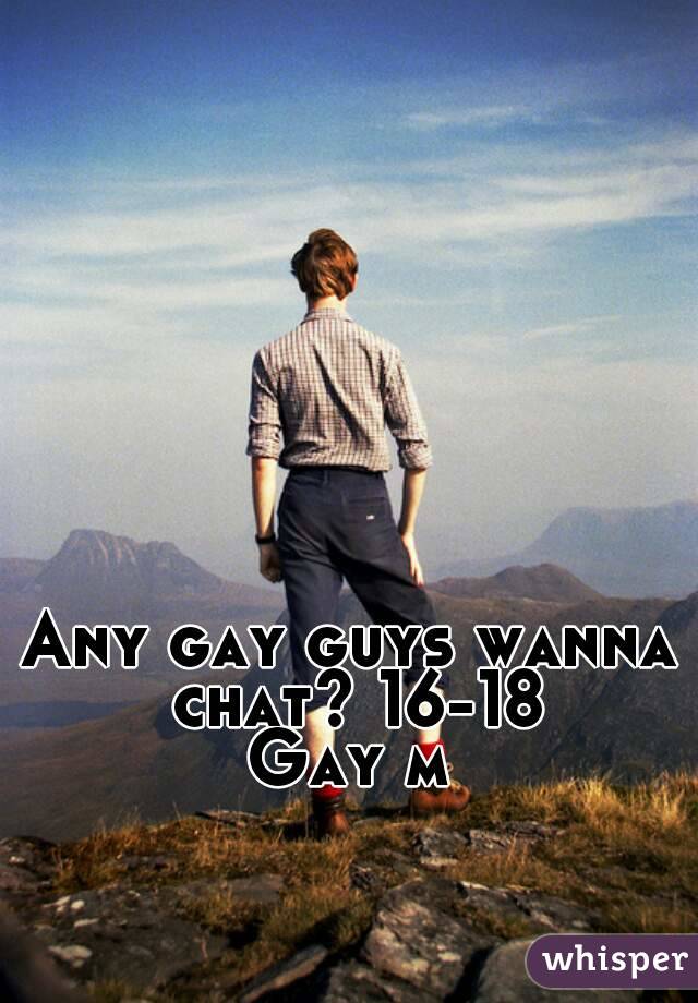 Any gay guys wanna chat? 16-18
Gay m