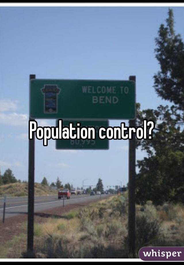 Population control?