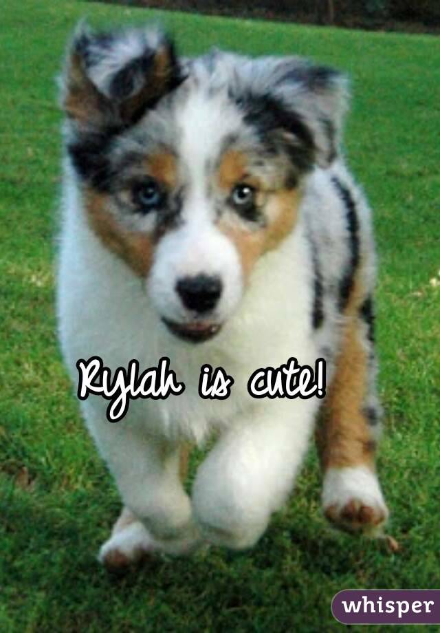 Rylah is cute! 