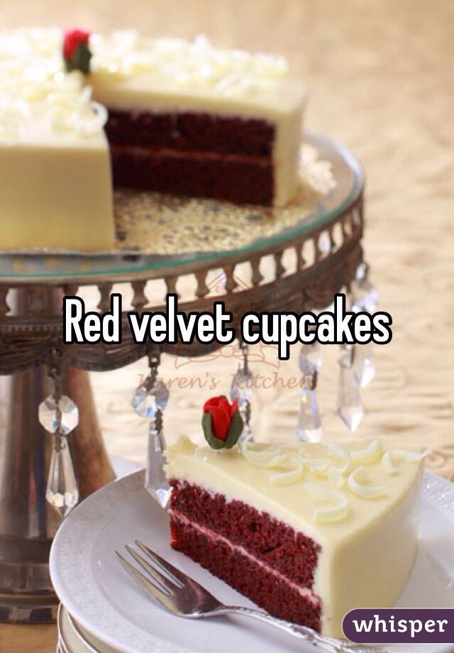 Red velvet cupcakes 