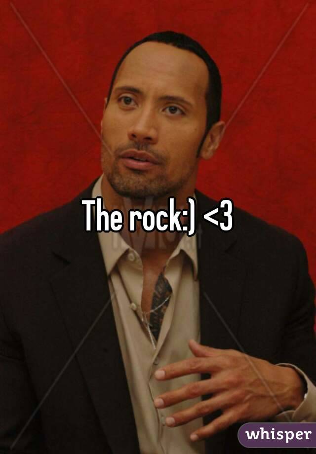 The rock:) <3