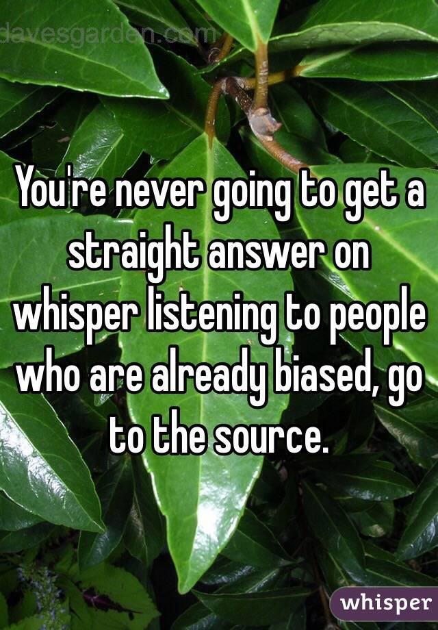 You're never going to get a straight answer on whisper listening to people who are already biased, go to the source.