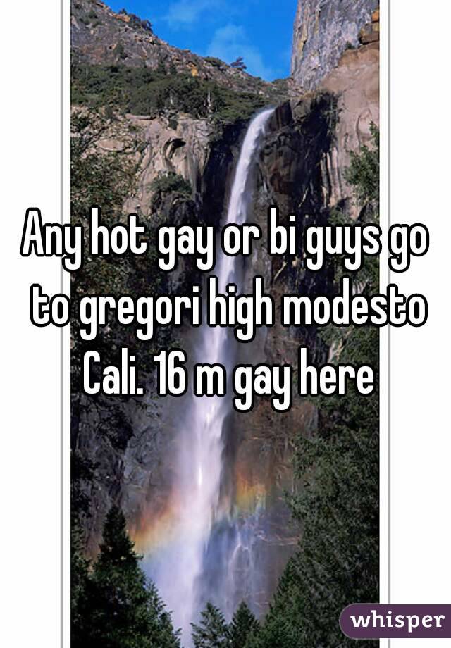 Any hot gay or bi guys go to gregori high modesto Cali. 16 m gay here
