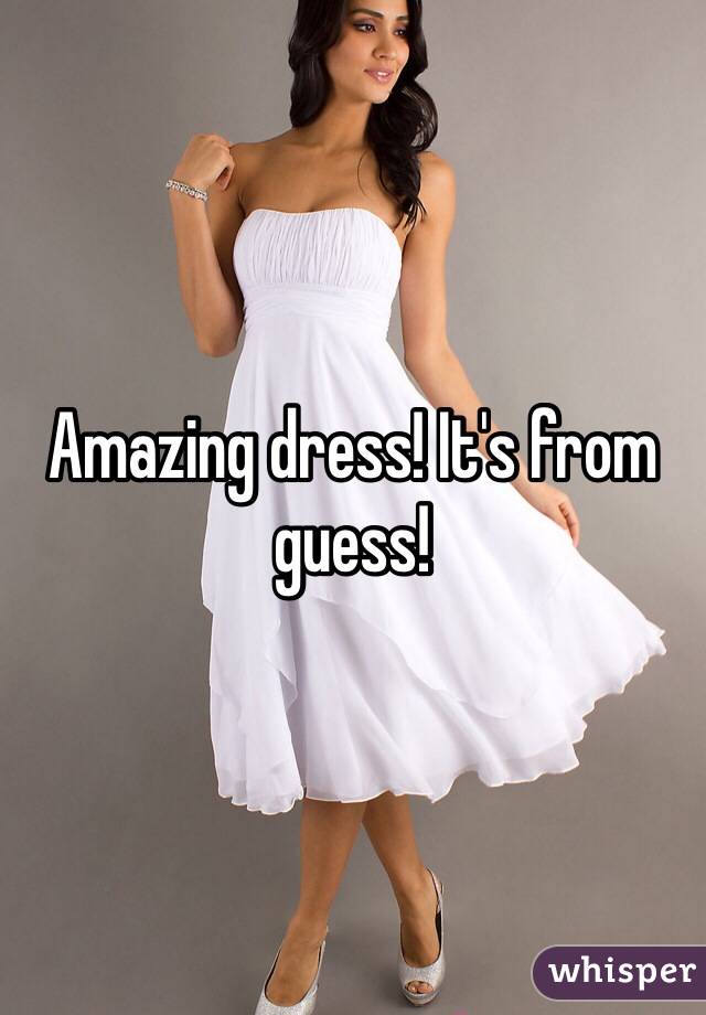 Amazing dress! It's from guess! 