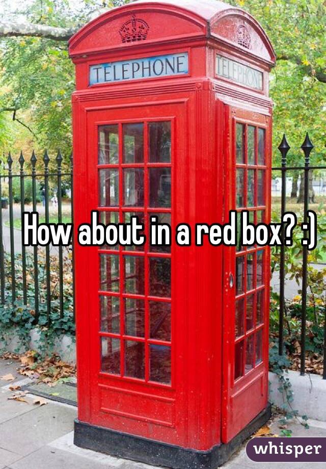 How about in a red box? :)