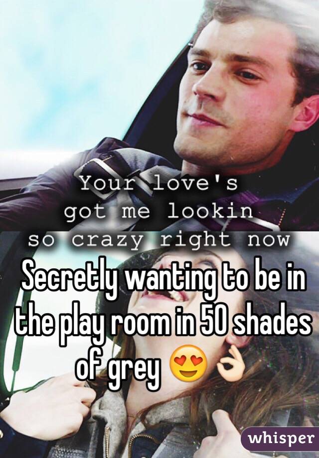 Secretly wanting to be in the play room in 50 shades of grey 😍👌🏻 