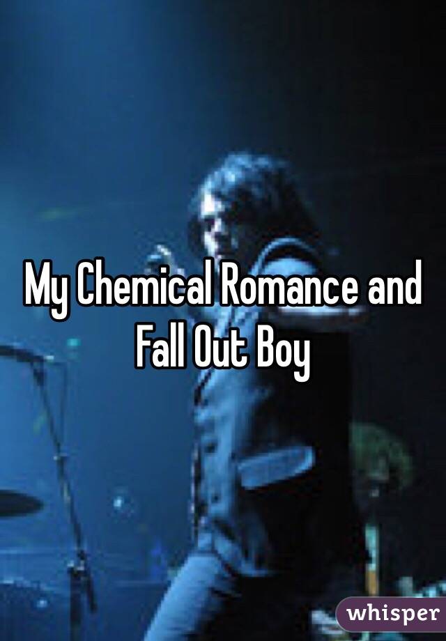 My Chemical Romance and Fall Out Boy 