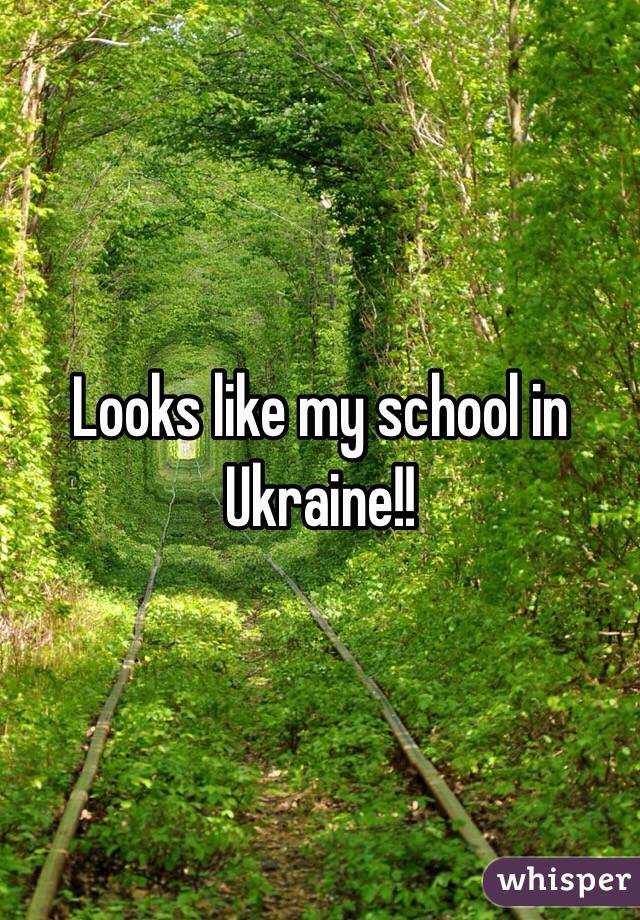 Looks like my school in Ukraine!!