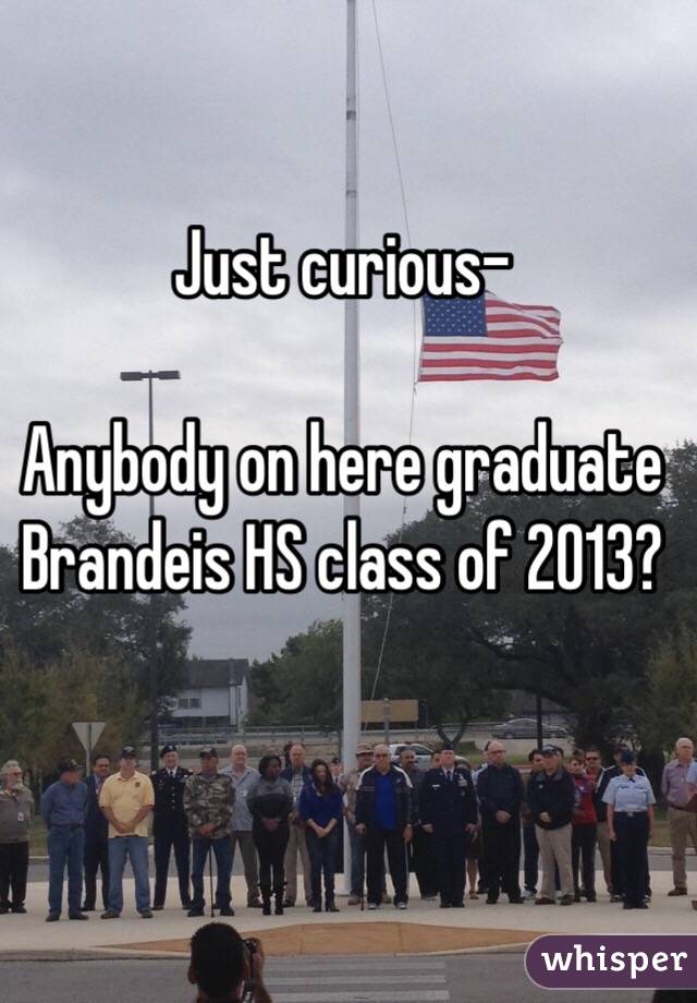 Just curious-

Anybody on here graduate Brandeis HS class of 2013?