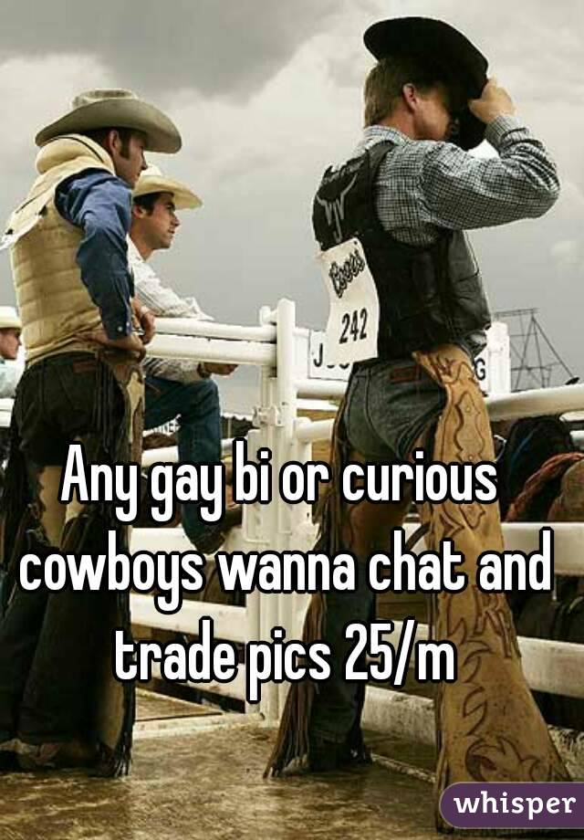Any gay bi or curious cowboys wanna chat and trade pics 25/m