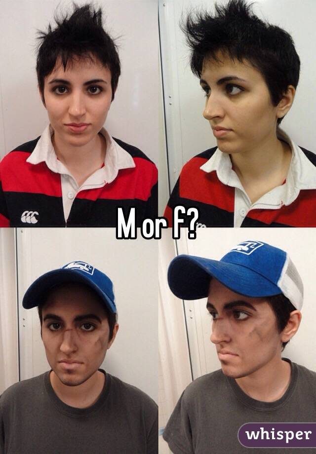 M or f?