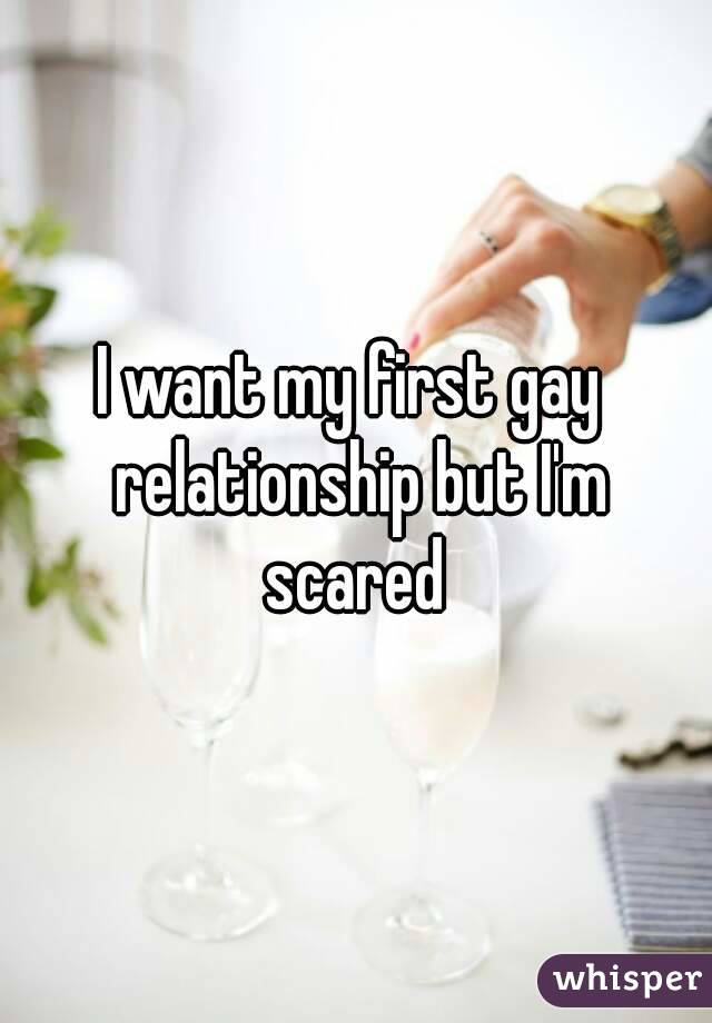 I want my first gay  relationship but I'm scared 