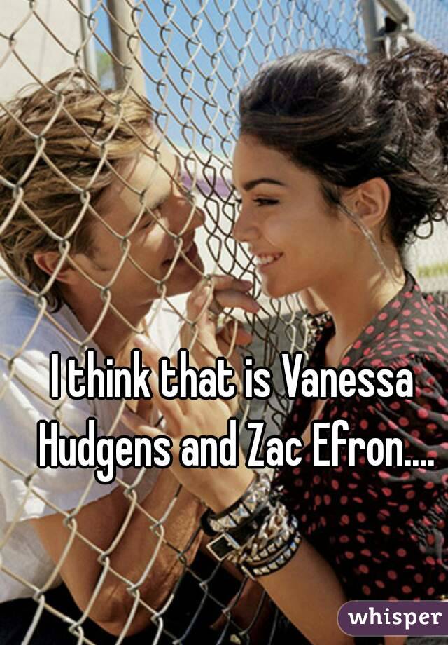 I think that is Vanessa Hudgens and Zac Efron....