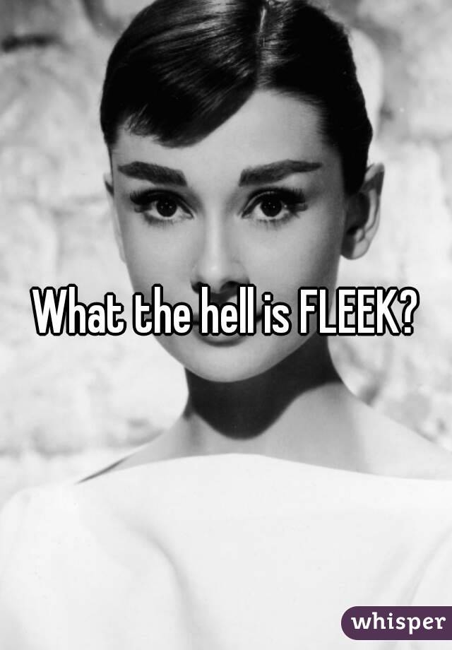 What the hell is FLEEK?