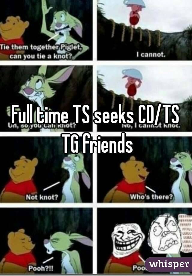 Full time TS seeks CD/TS TG friends