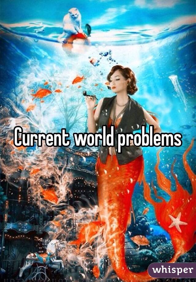 Current world problems 