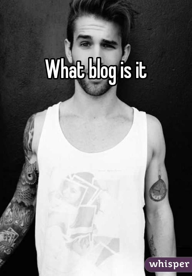What blog is it
