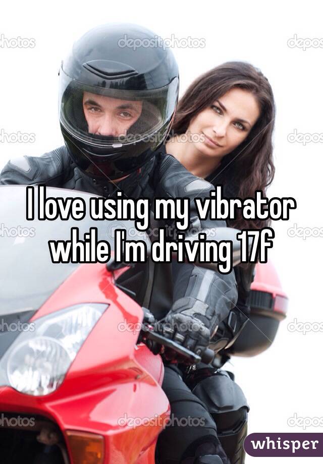 I love using my vibrator while I'm driving 17f