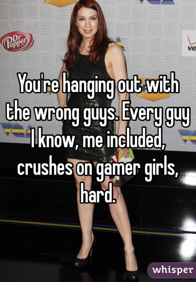 You're hanging out with the wrong guys. Every guy I know, me included, crushes on gamer girls, hard.