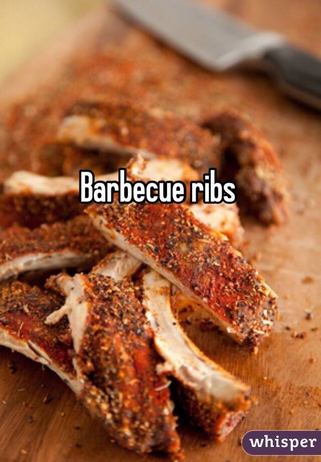 Barbecue ribs 