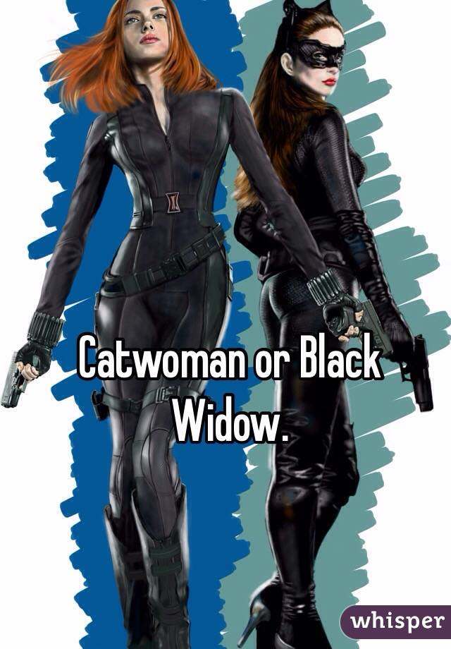 Catwoman or Black Widow. 
