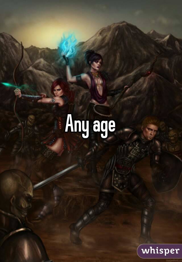 Any age