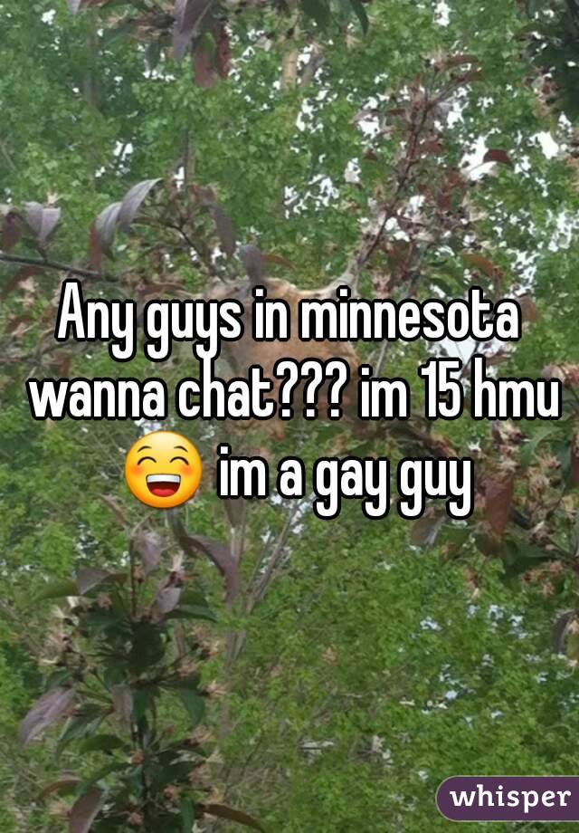 Any guys in minnesota wanna chat??? im 15 hmu 😁 im a gay guy
