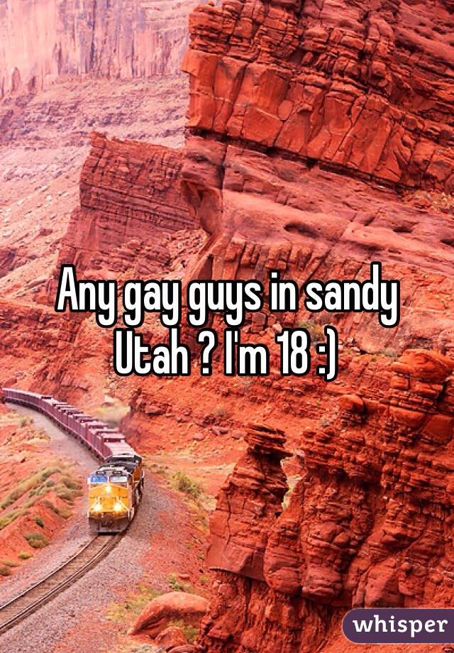 Any gay guys in sandy Utah ? I'm 18 :)