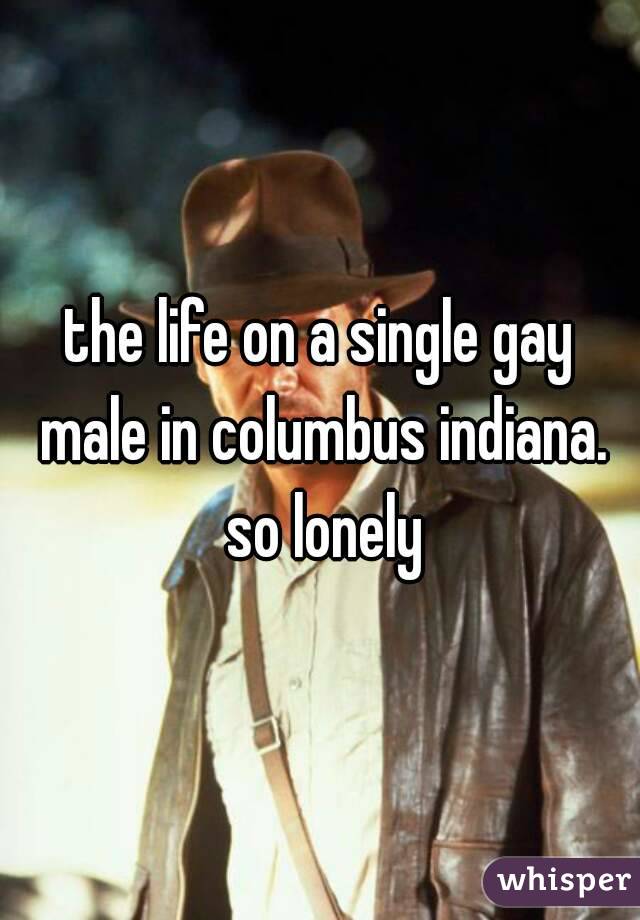 the life on a single gay male in columbus indiana. so lonely
