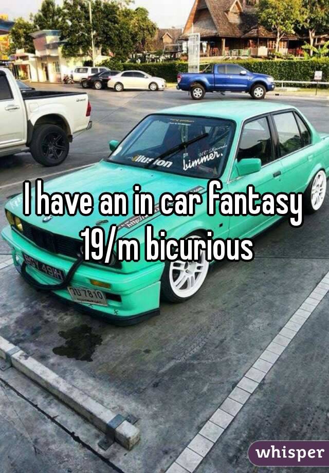 I have an in car fantasy 19/m bicurious