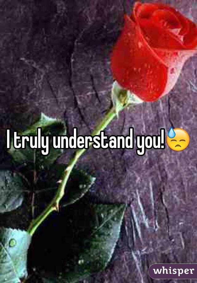I truly understand you!😓