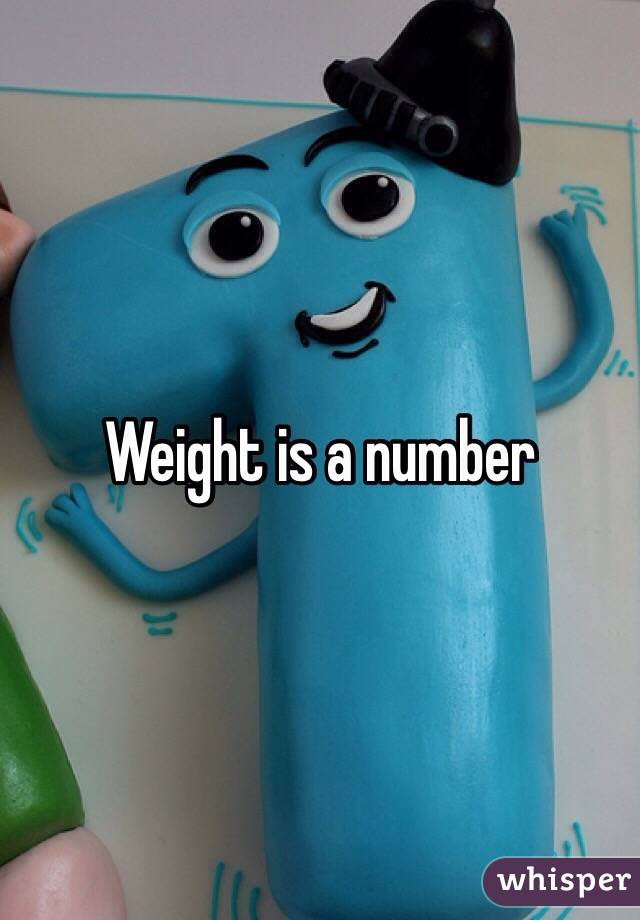 Weight is a number