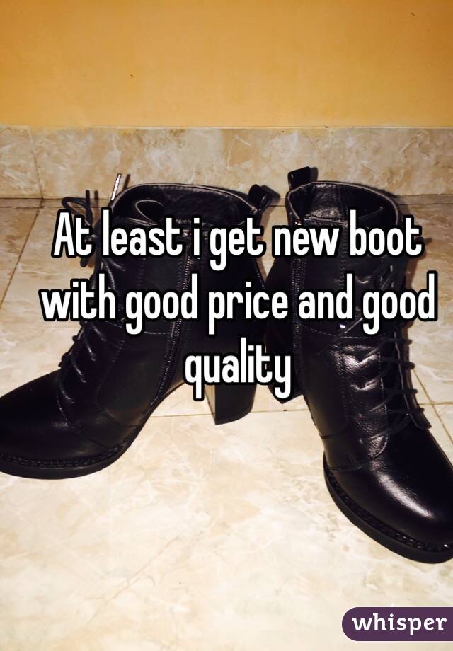 At least i get new boot with good price and good quality