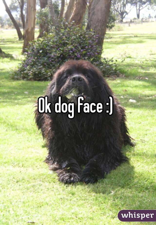 Ok dog face :) 