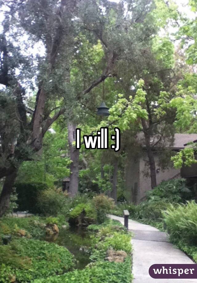I will :)