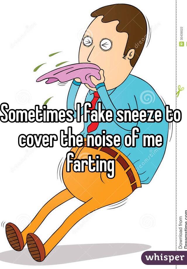 Sometimes I fake sneeze to cover the noise of me farting