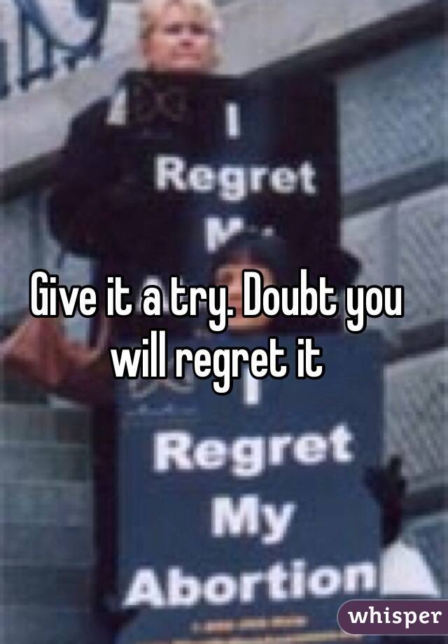 Give it a try. Doubt you will regret it