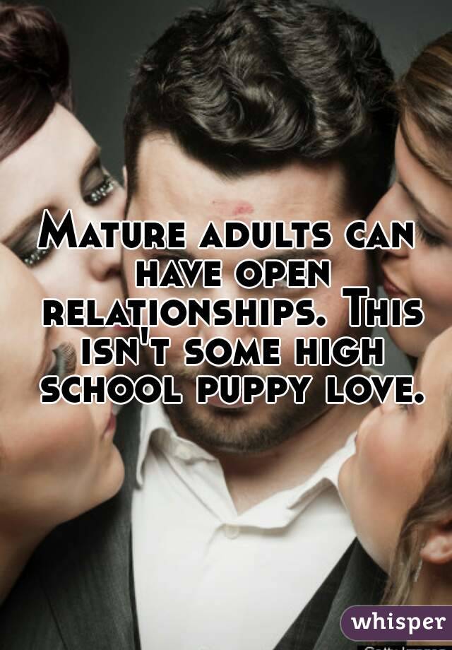 Mature adults can have open relationships. This isn't some high school puppy love.