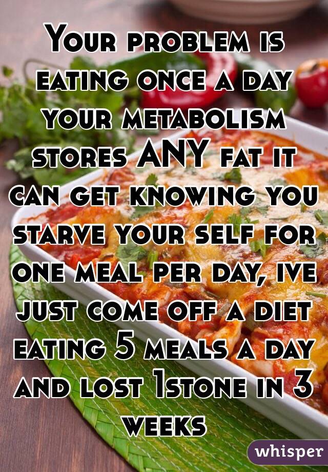 Diet Eat 5 Meals A Day Diet