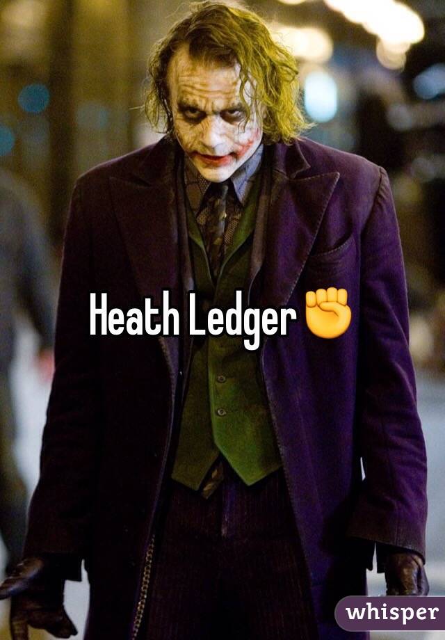 Heath Ledger✊