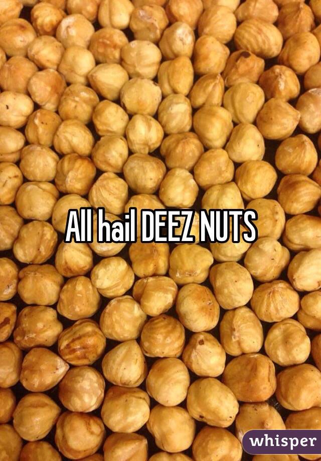 All hail DEEZ NUTS 
