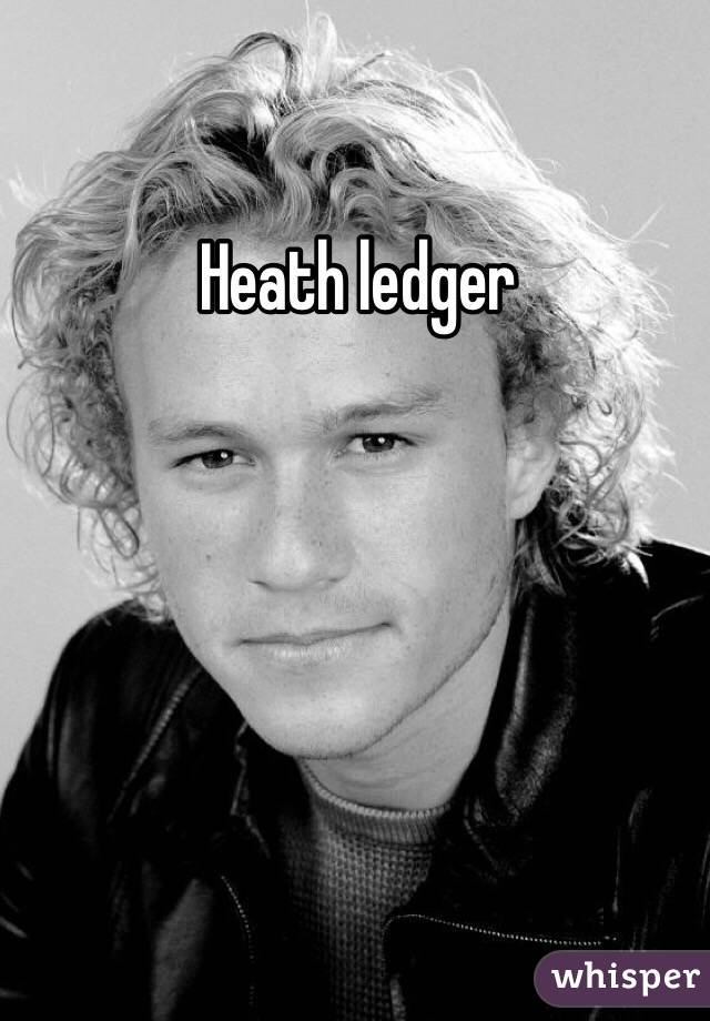 Heath ledger