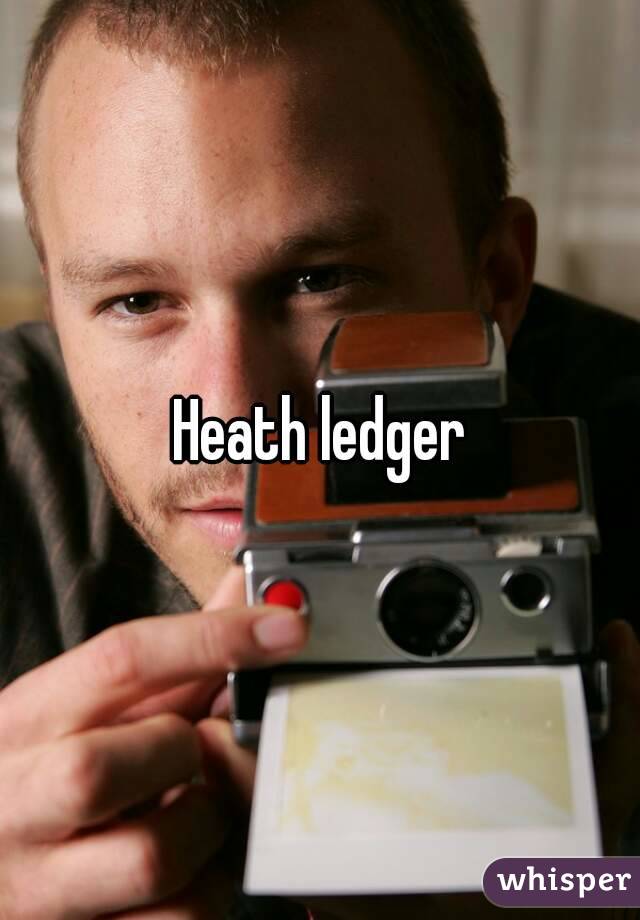 Heath ledger