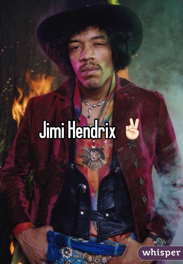 Jimi Hendrix ✌🏻️