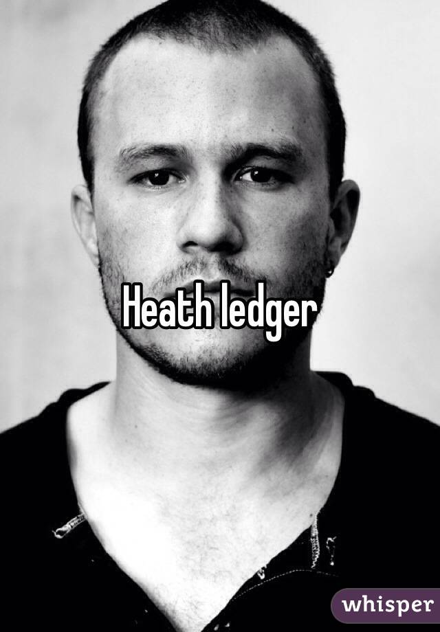 Heath ledger